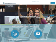 Tablet Screenshot of creativechannel.com